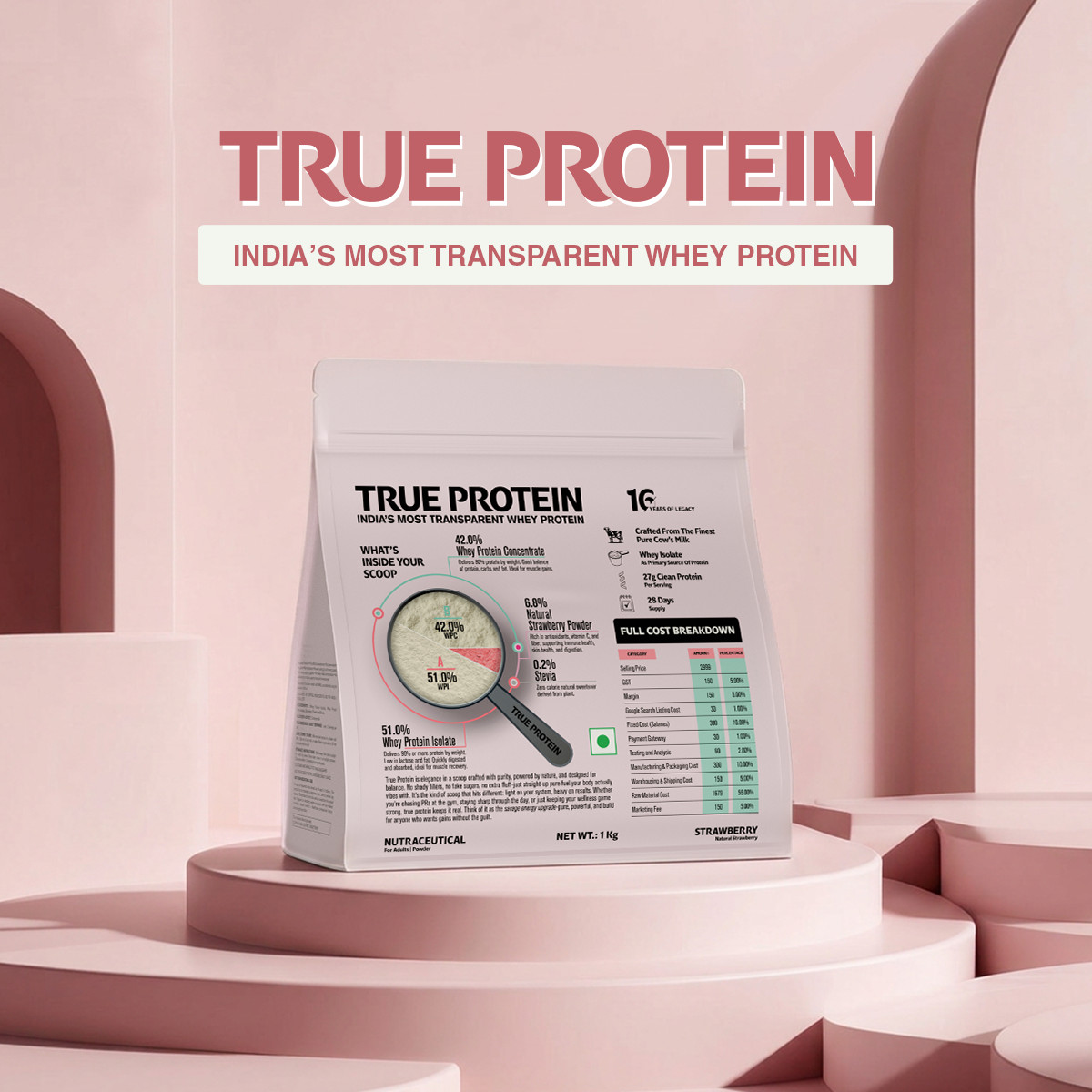 TRUE PROTEIN STRAWBERRY